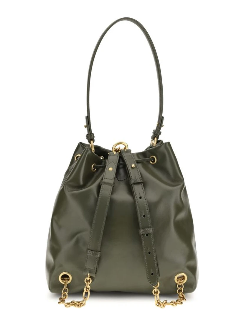 Bicolor Calf Leather Bos Taurus Backpack
