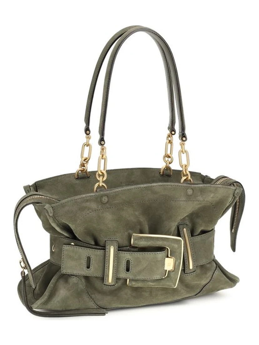 Bicolor Calf Leather Bos Taurus Handbag