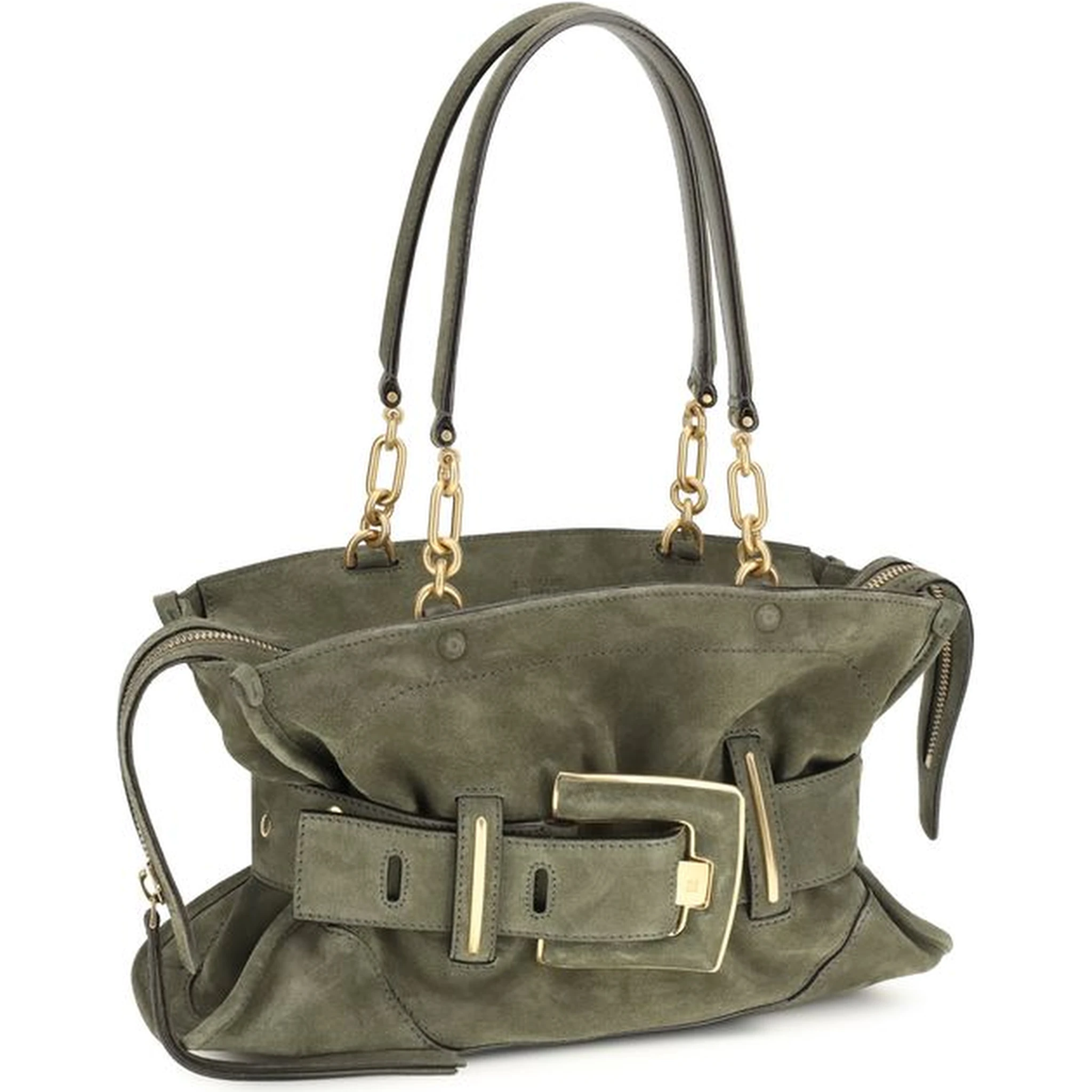Bicolor Calf Leather Bos Taurus Handbag