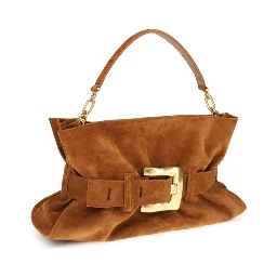 Brown Calf Leather Bos Taurus Handbag