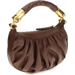 Brown Calf Leather Bos Taurus Shoulder Bag