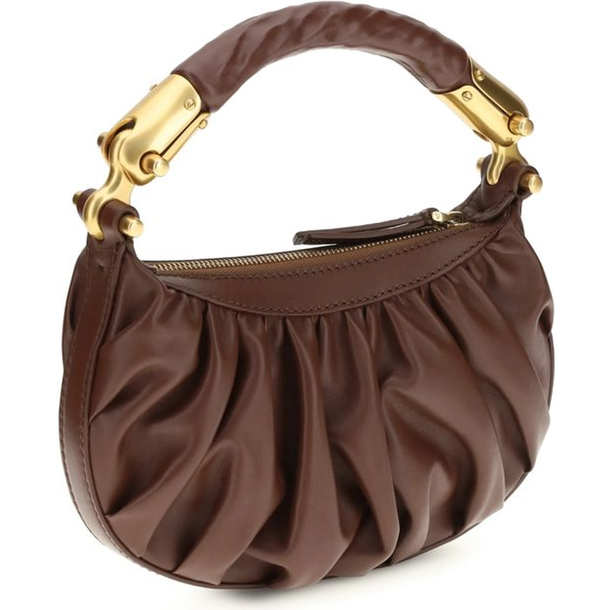 Brown Calf Leather Bos Taurus Shoulder Bag