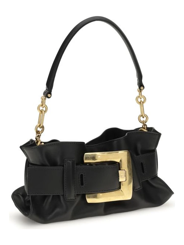 Black Calf Leather Bos Taurus Shoulder Bag alternative