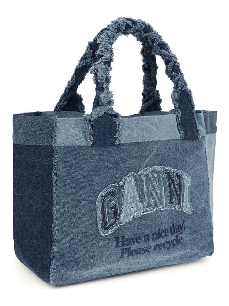 Blue Cotton Handbag alternative