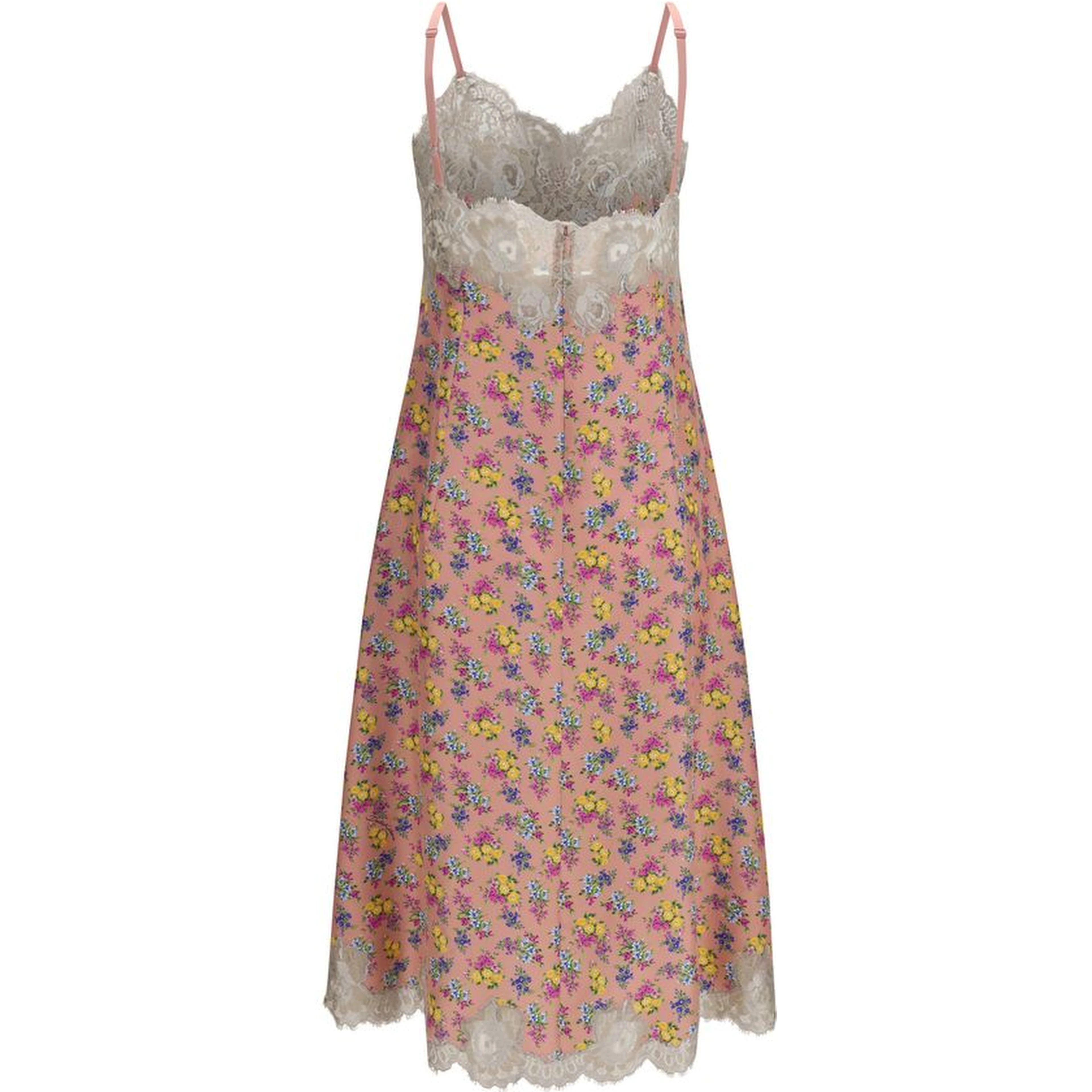 Multicolor Silk Casual Dress