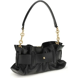 Black Calf Leather Bos Taurus Shoulder Bag