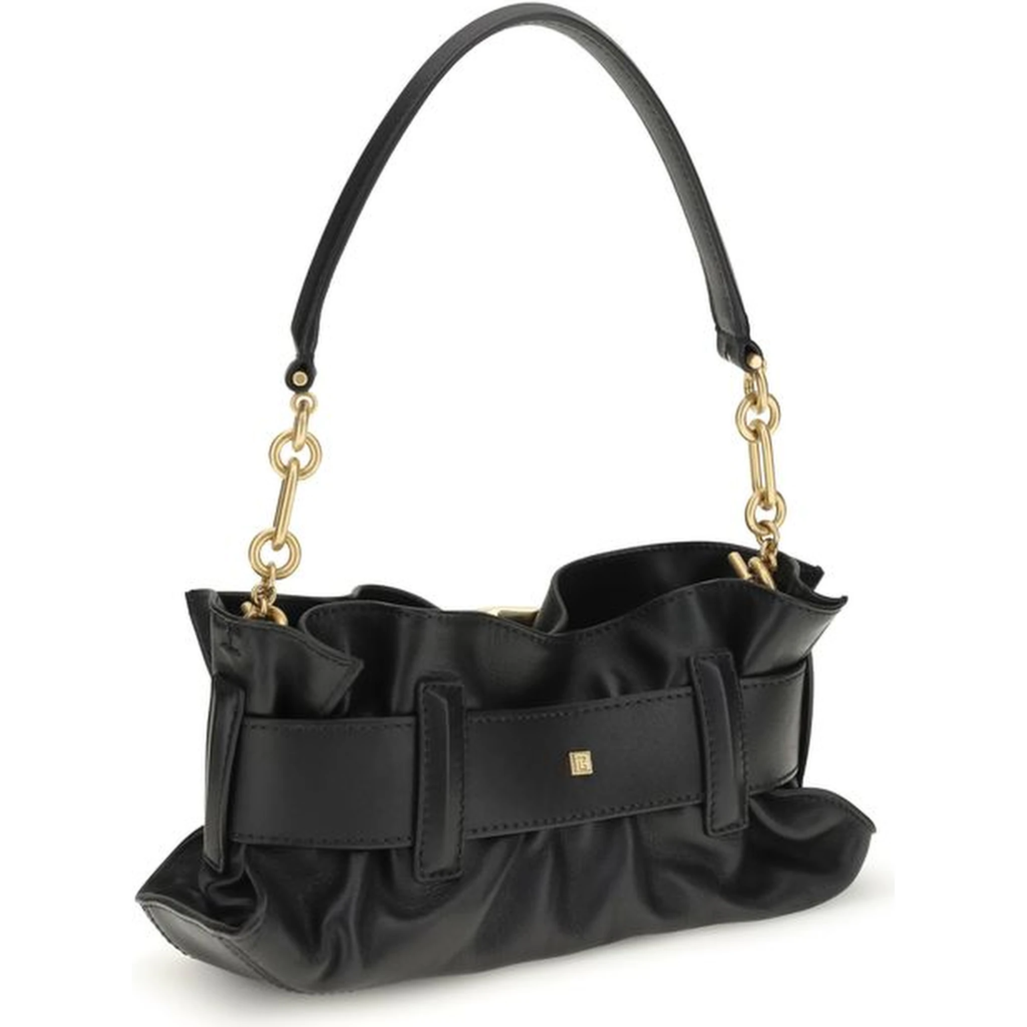 Black Calf Leather Bos Taurus Shoulder Bag