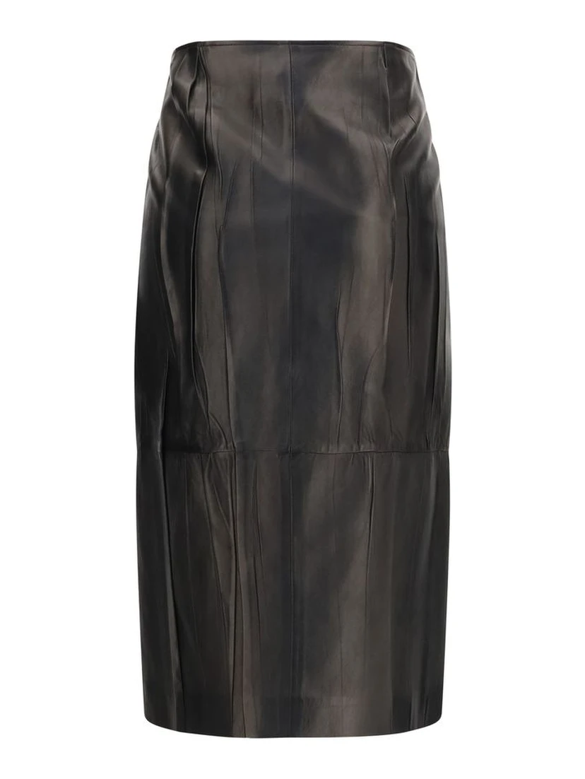 Black Lamb Ovis Aries Aries Midi Skirt