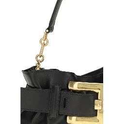 Black Calf Leather Bos Taurus Shoulder Bag
