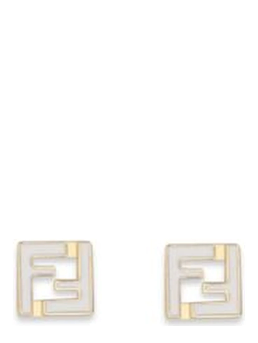 White Brass Earrings