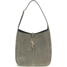 Gray Calf Leather Bos Taurus Shoulder Bag