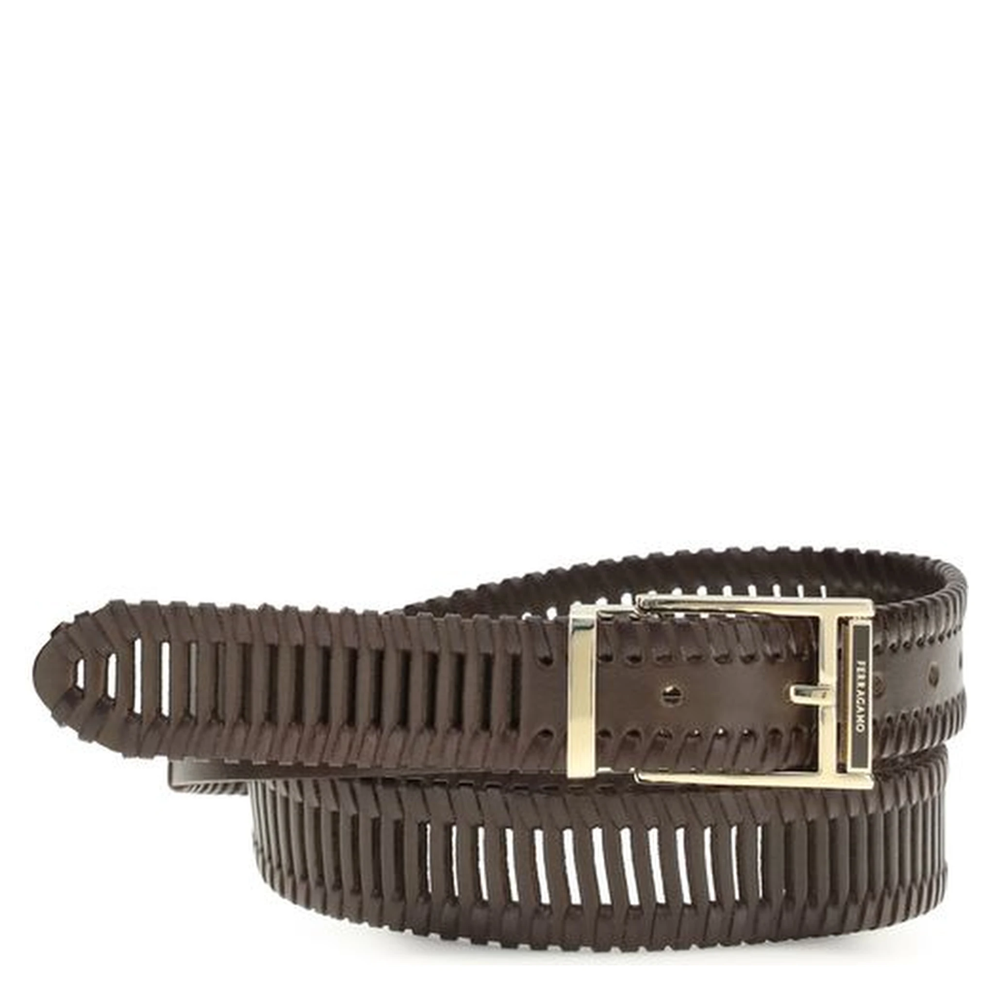 Brown Calf Leather Bos Taurus Regular Belt