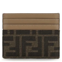 Brown Polyester Wallet