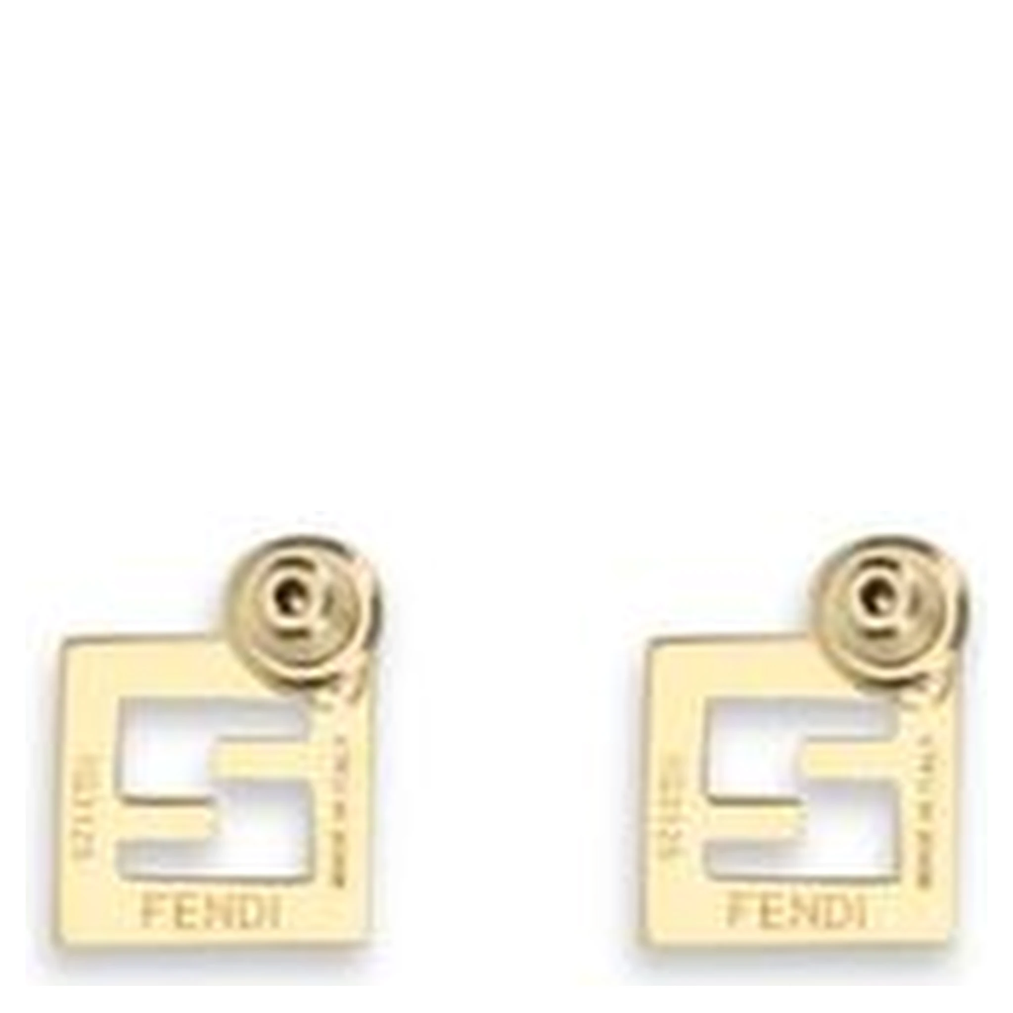 White Brass Earrings