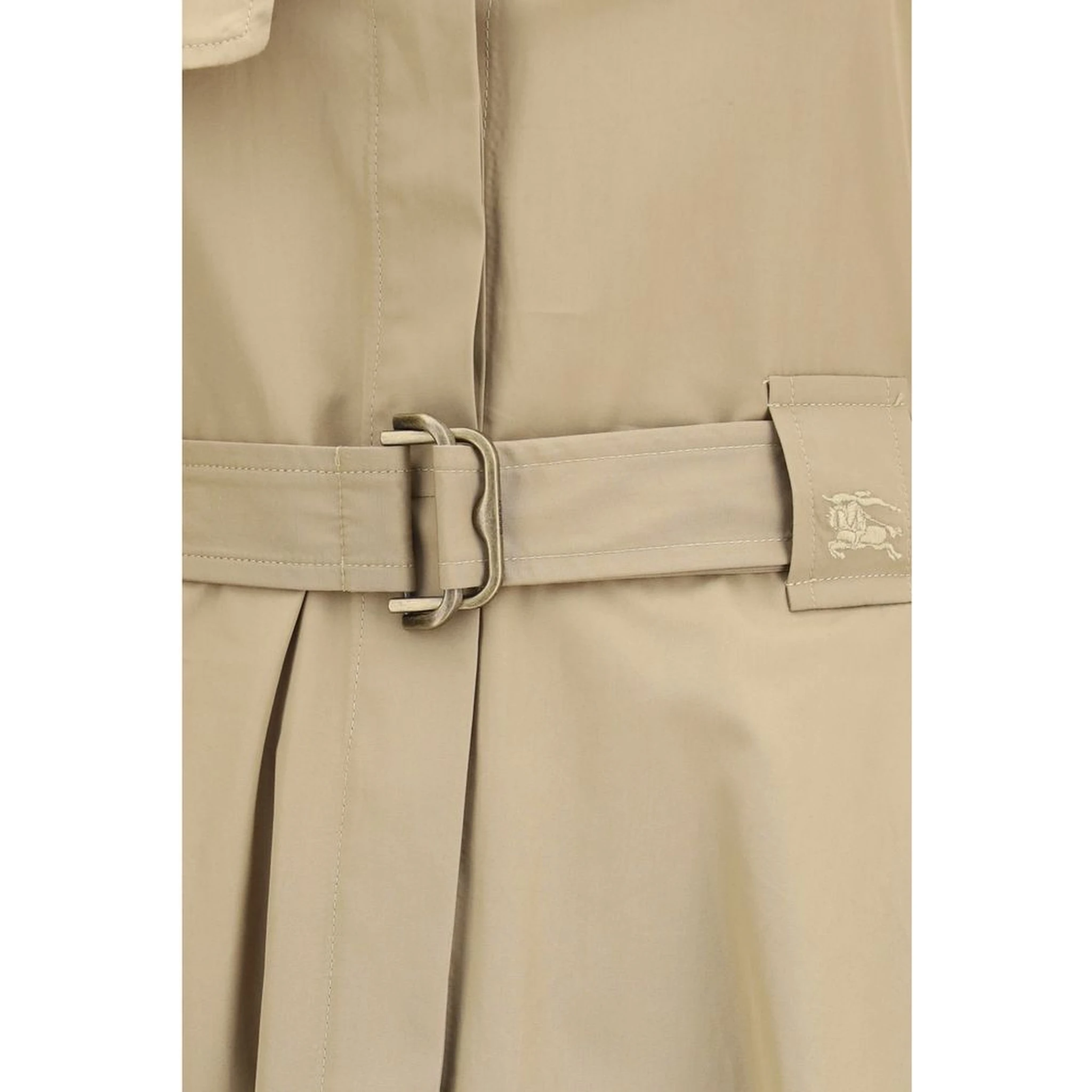 Beige Cotton Casual Dress