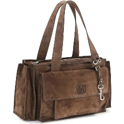 Brown Calf Leather Bos Taurus Shoulder Bag