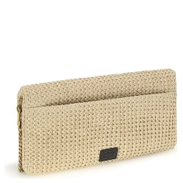 Beige Polypropylene Shoulder Bag