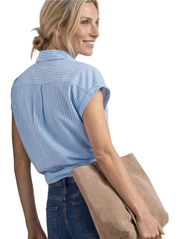 Blue Cotton Shortsleeve Shirt alternative