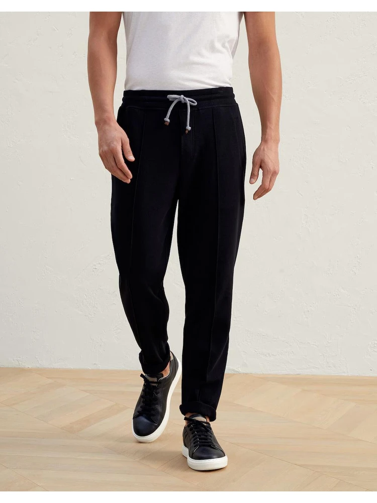 Black Cotton Joggers (Workout Pants)