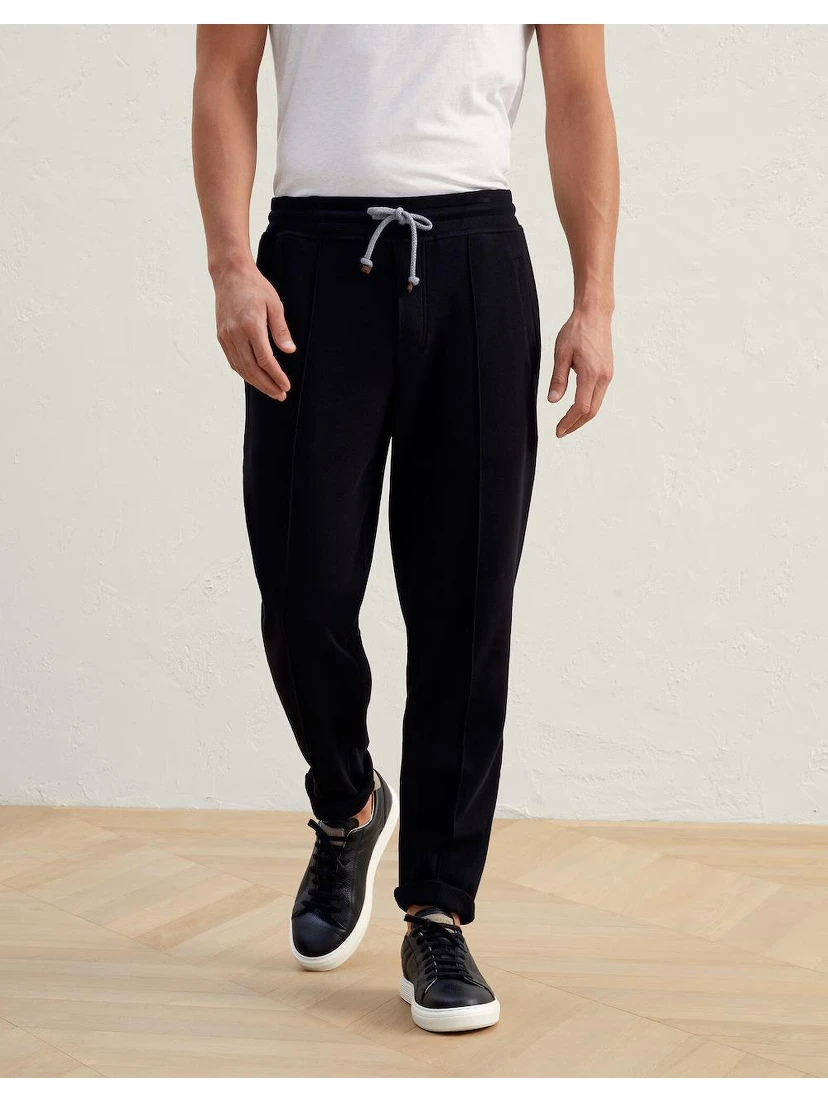 Black Cotton Joggers (Workout Pants)