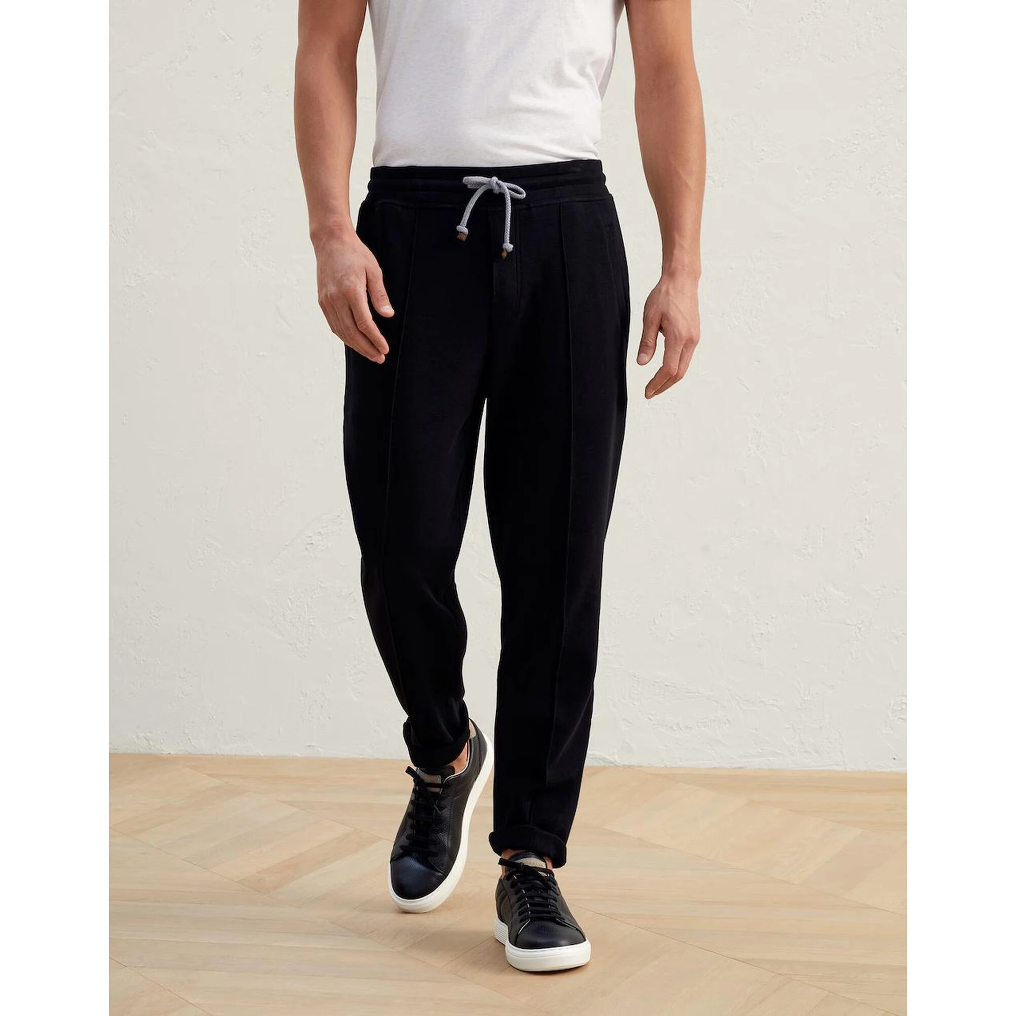 Black Cotton Joggers (Workout Pants)
