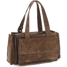 Brown Calf Leather Bos Taurus Shoulder Bag