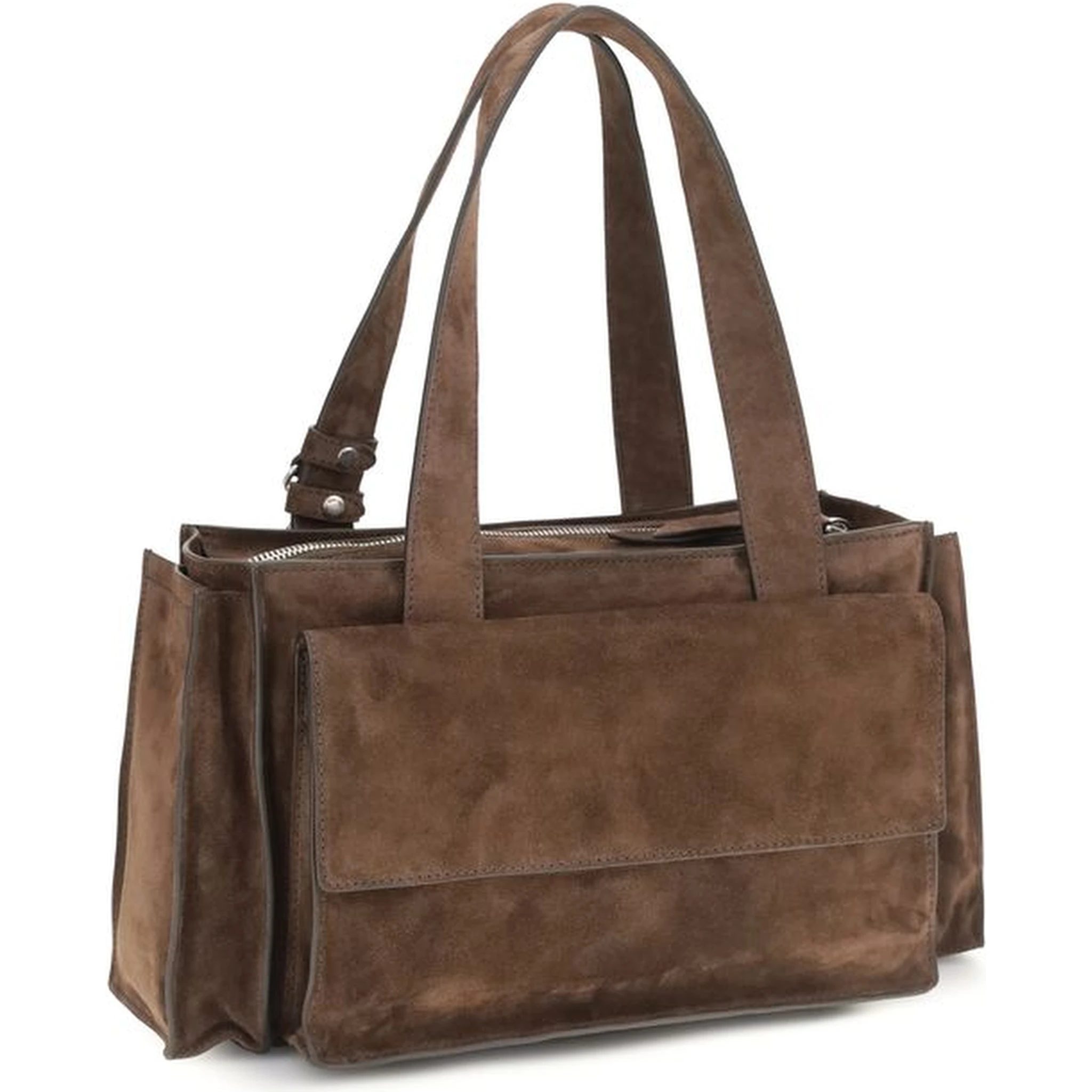 Brown Calf Leather Bos Taurus Shoulder Bag