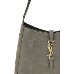 Gray Calf Leather Bos Taurus Shoulder Bag