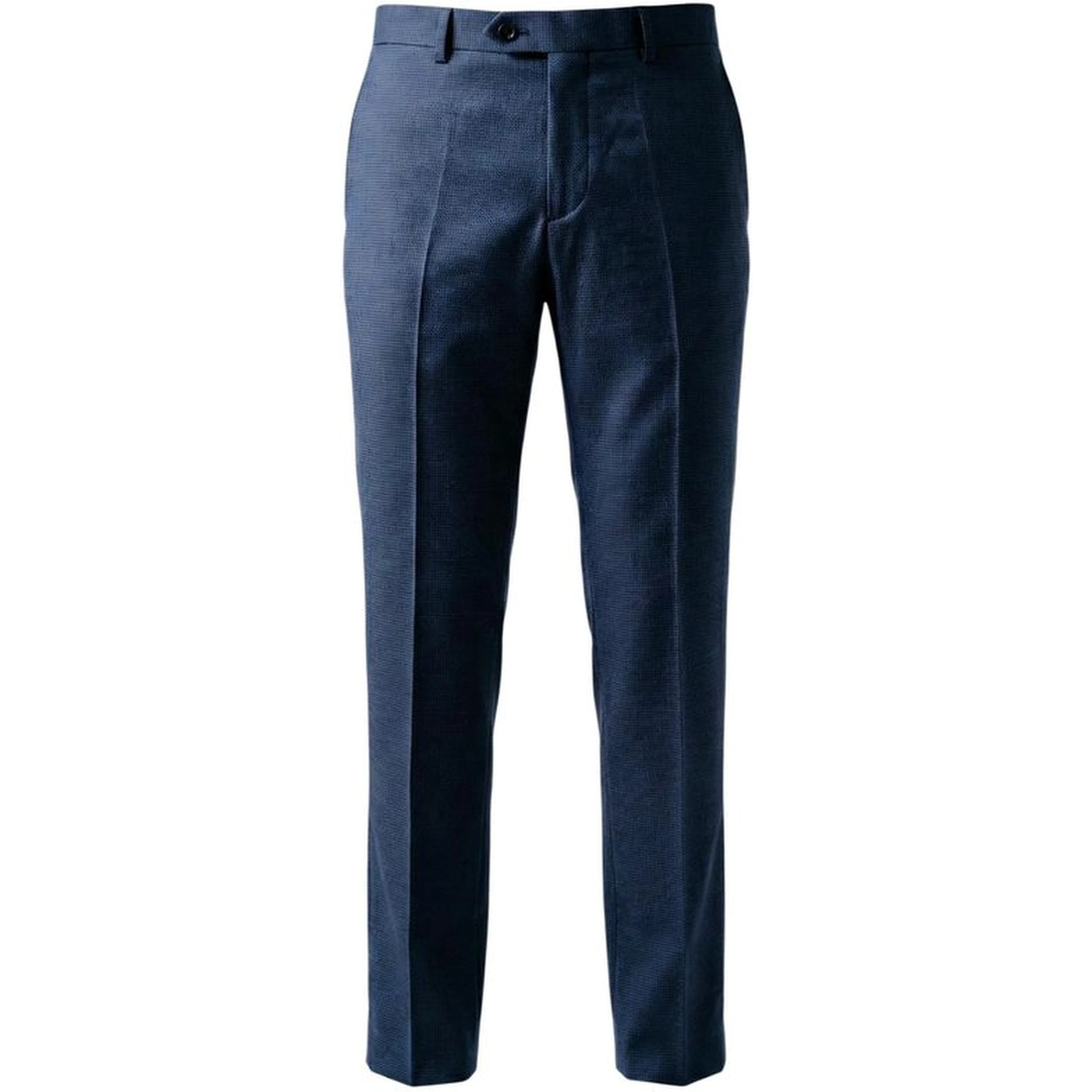 Blue Polyester Two-Piece Suit