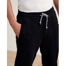 Black Cotton Joggers (Workout Pants)
