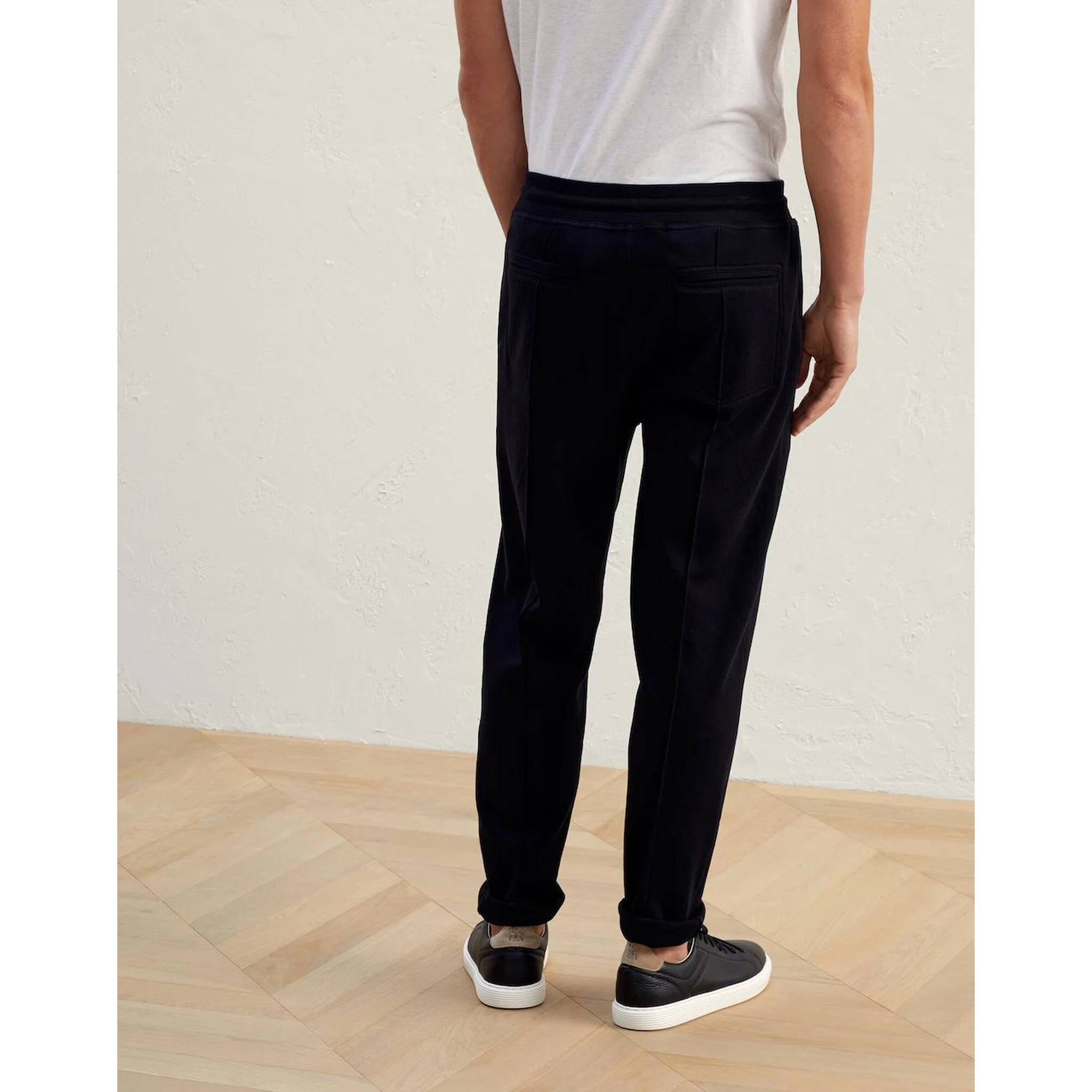 Black Cotton Joggers (Workout Pants)