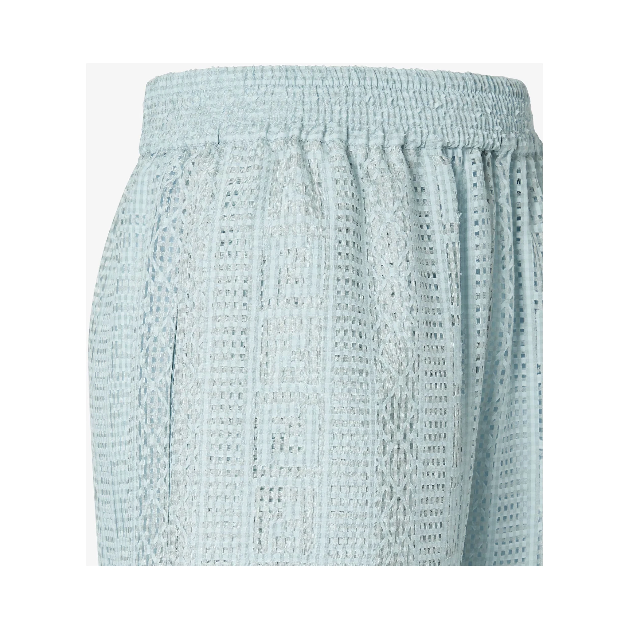 Wide leg pants in silk