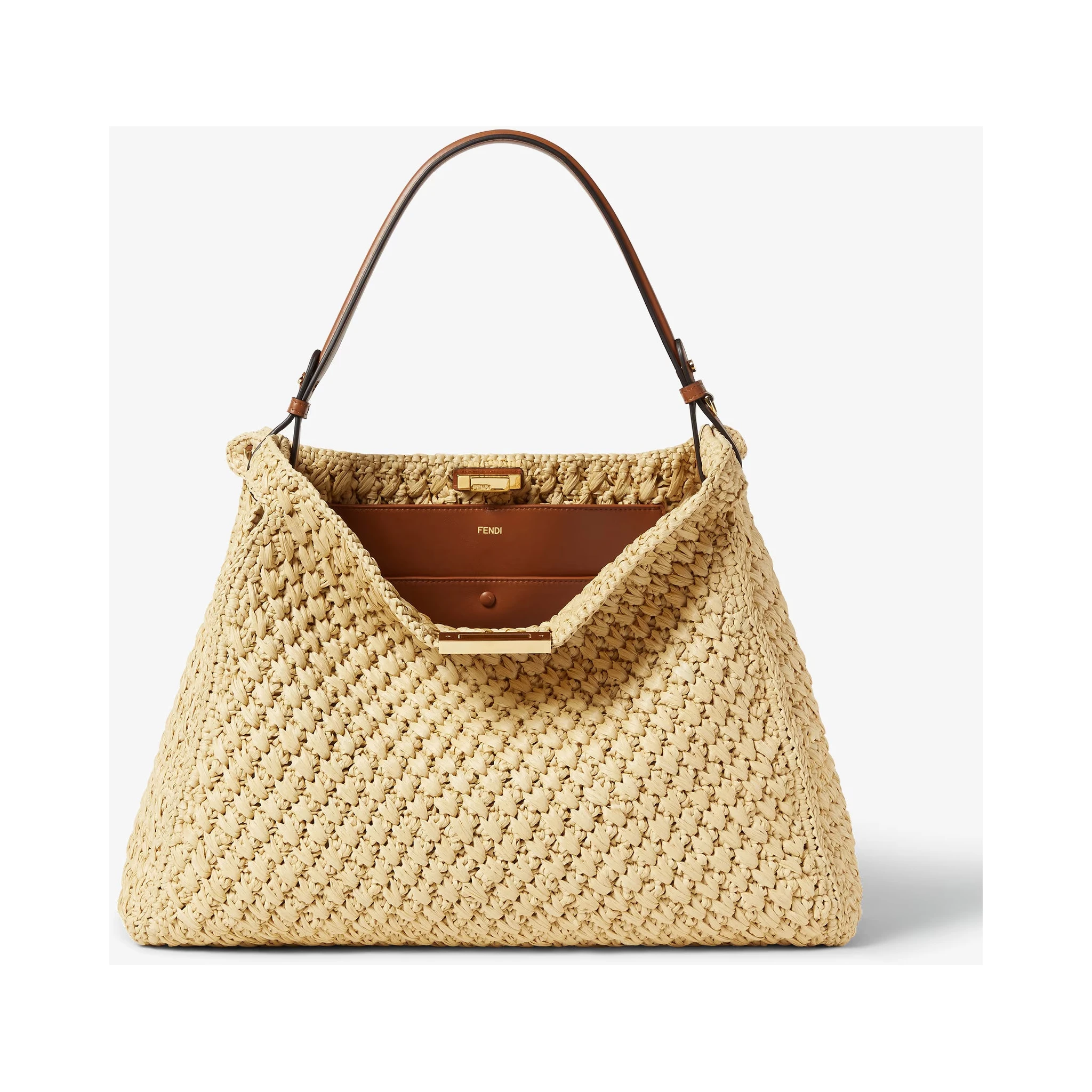 "Fendy Way" large shoulder bag