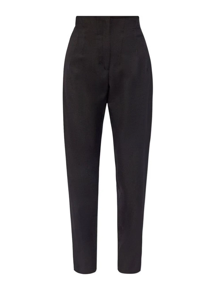 Black Elastane Dress Pants