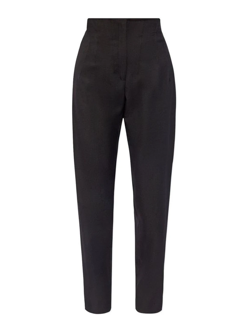 Black Elastane Dress Pants