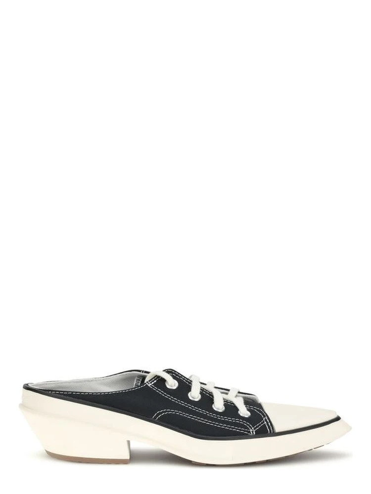 Black Fabric Sneakers