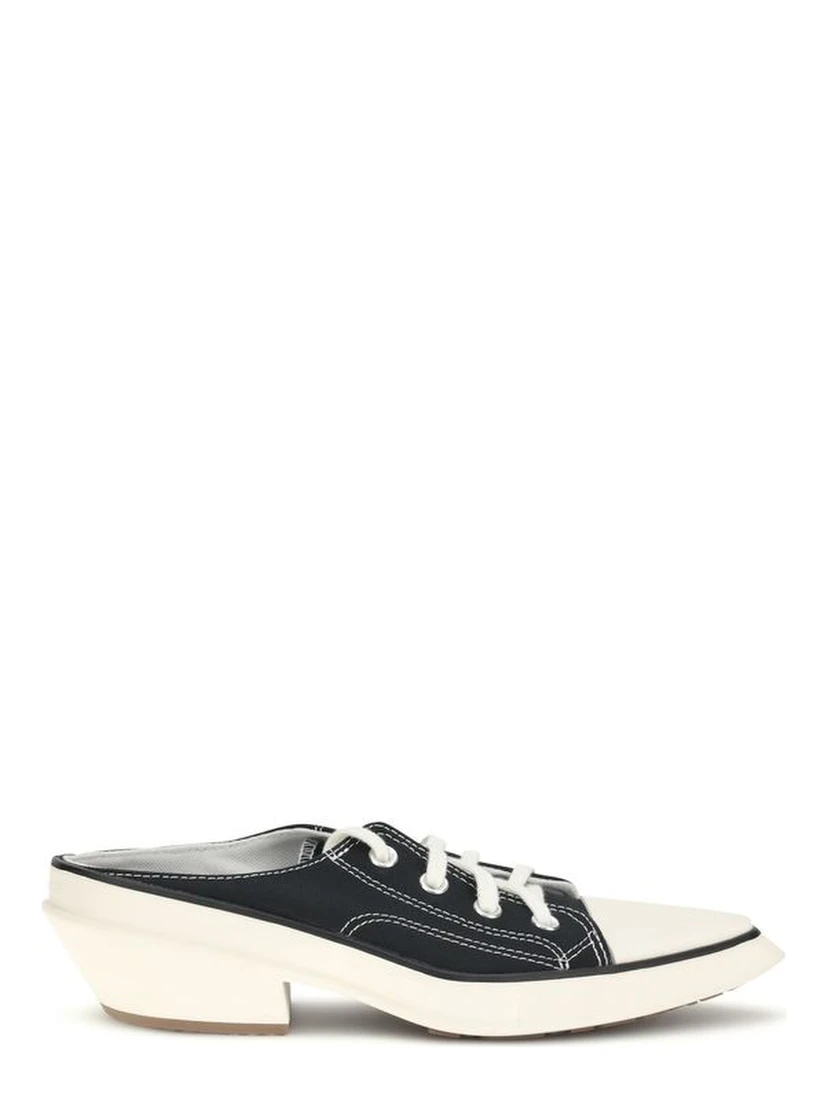 Black Fabric Sneakers