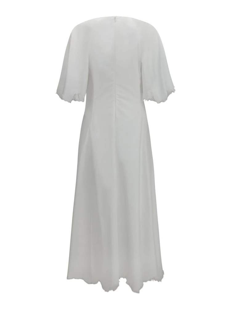 White Cotton Casual Dress alternative