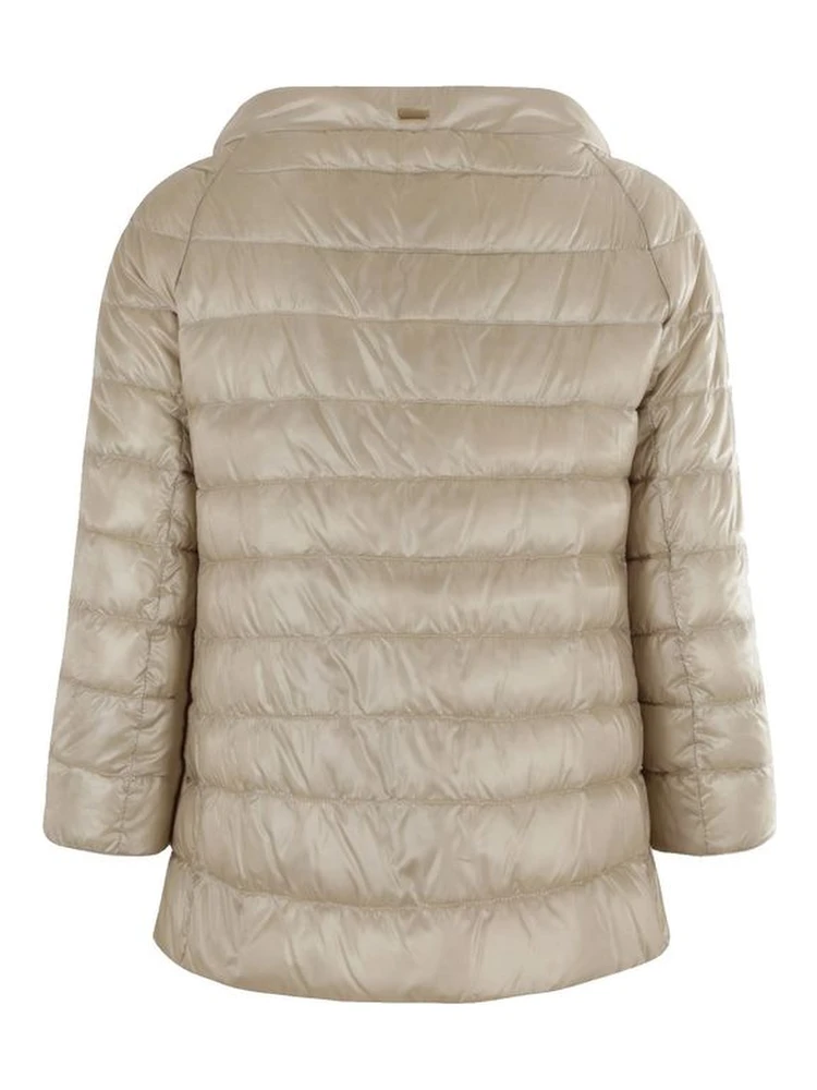 Beige Polyamide Full-Length Jacket alternative