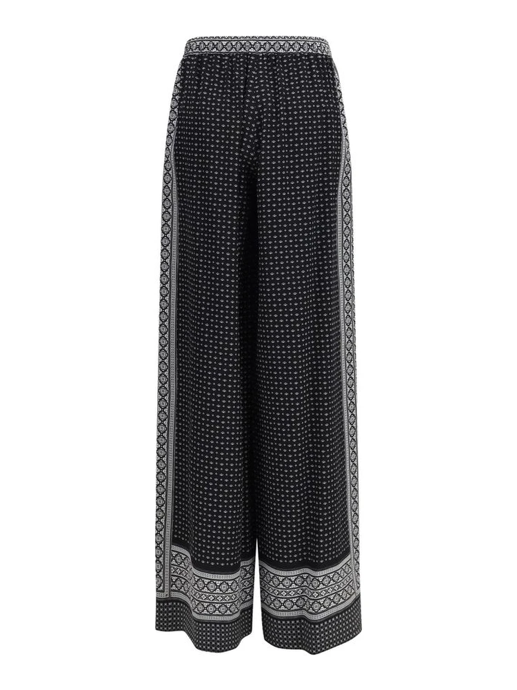 Black Silk Casual Pants alternative