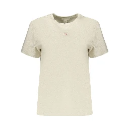 Gray Cotton Women's T-Shirt