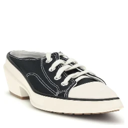 Black Fabric Sneakers