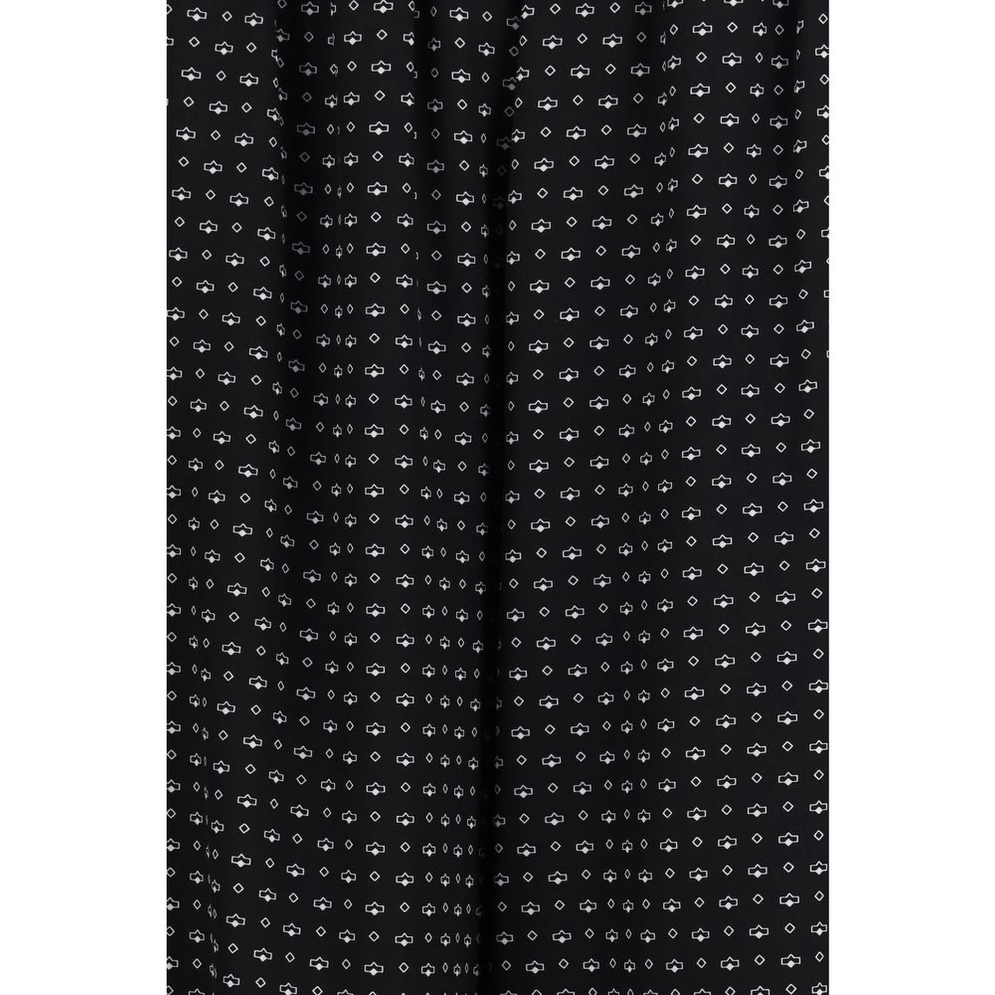 Black Silk Casual Pants