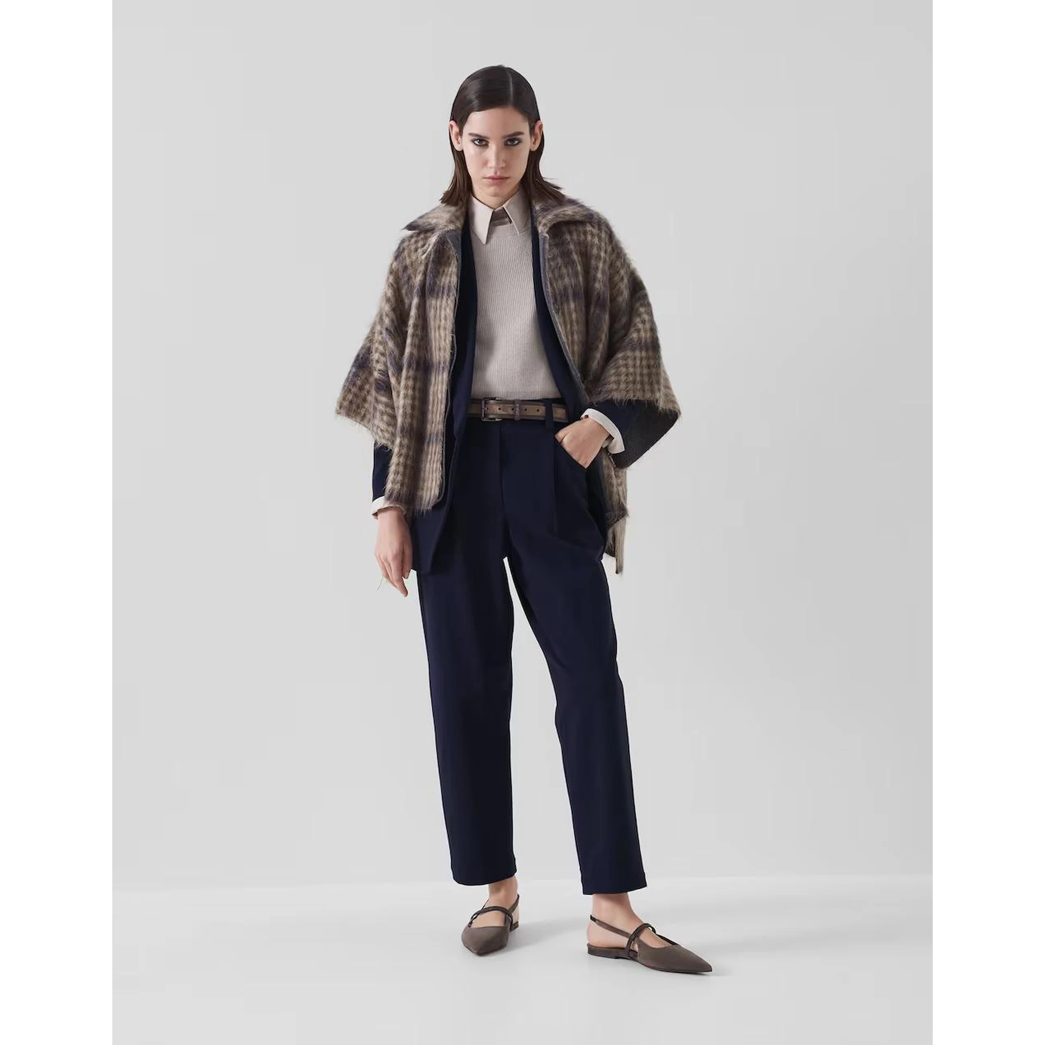 Blue Cotton Coat