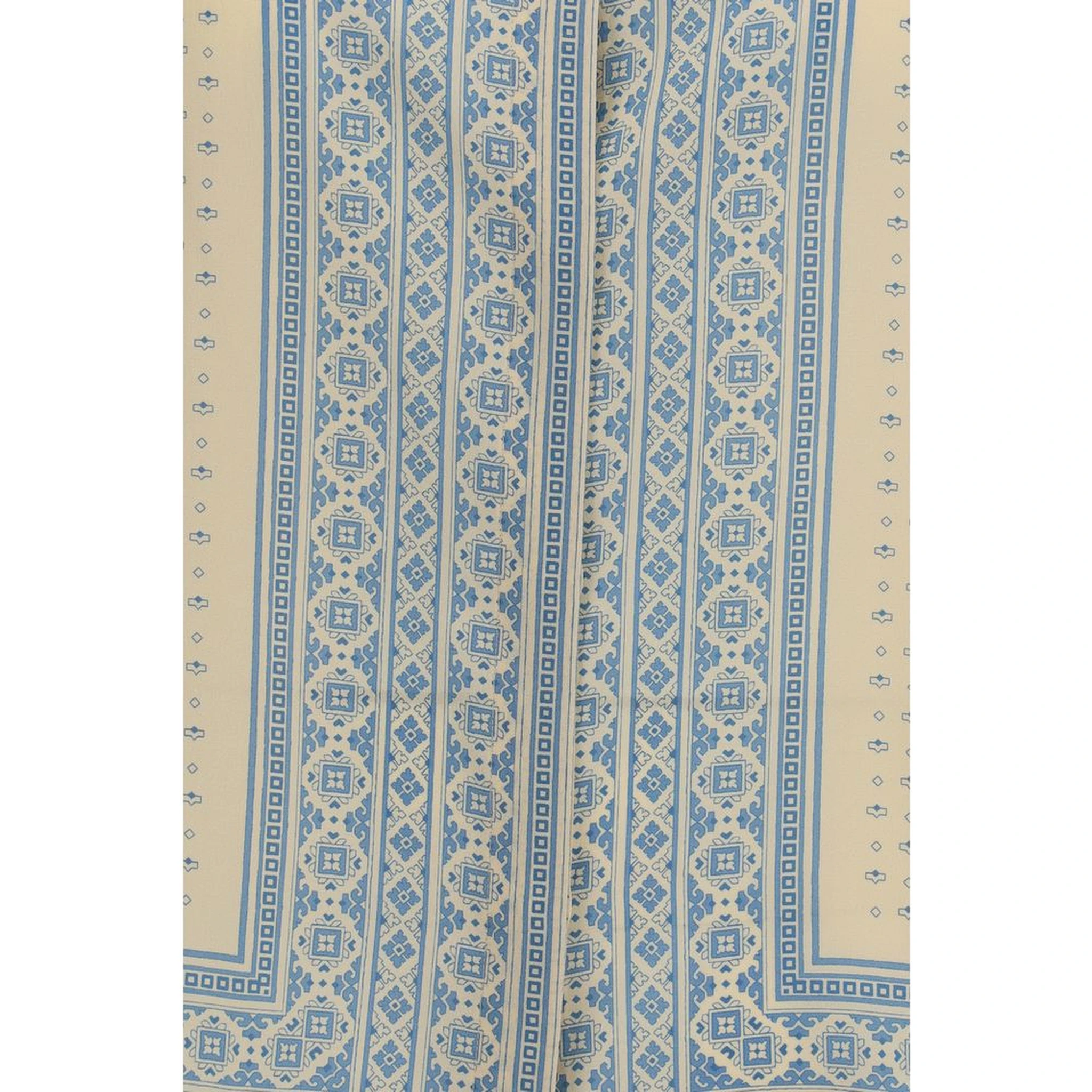 Beige Silk Pattern Shirt