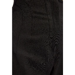 Black Elastane Dress Pants