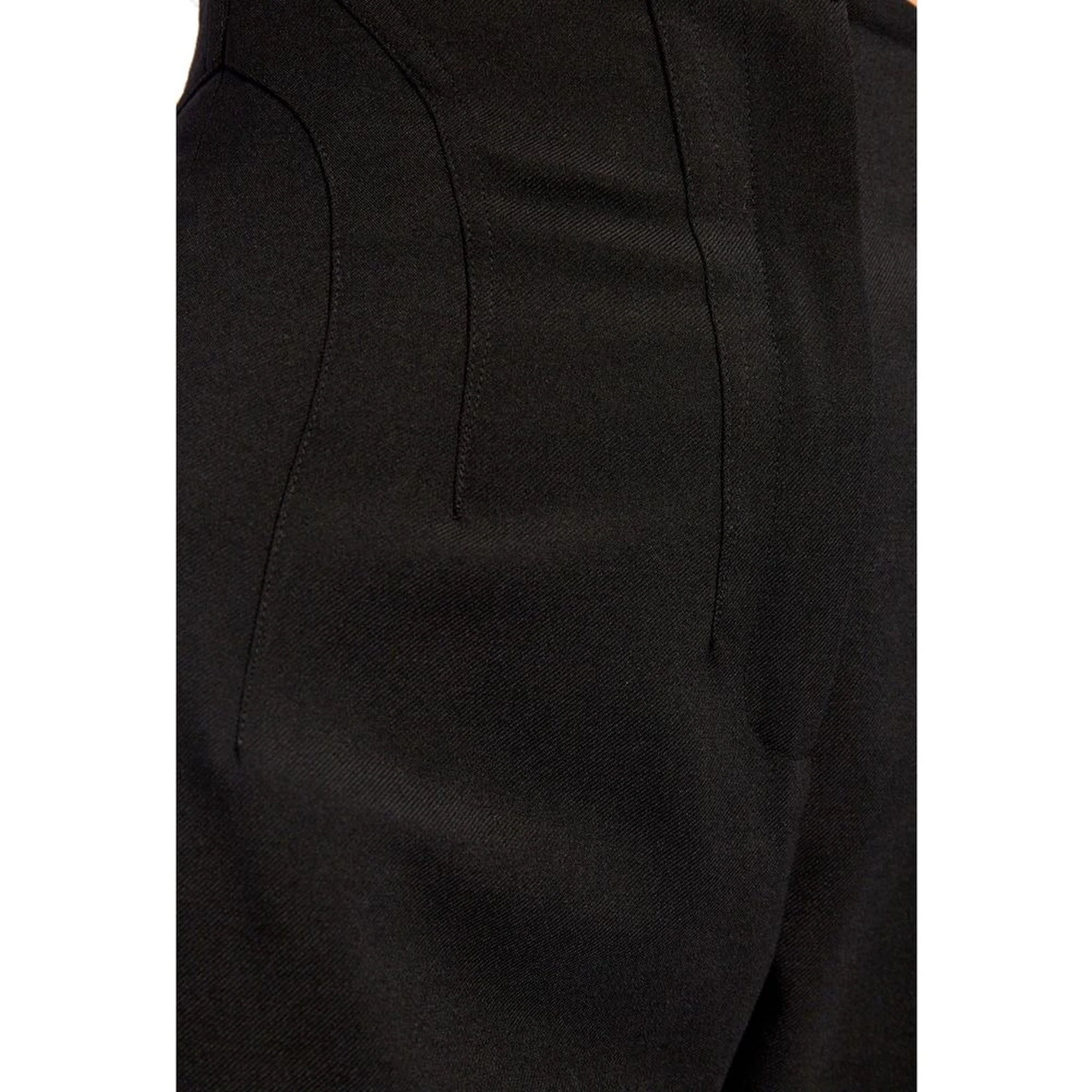 Black Elastane Dress Pants