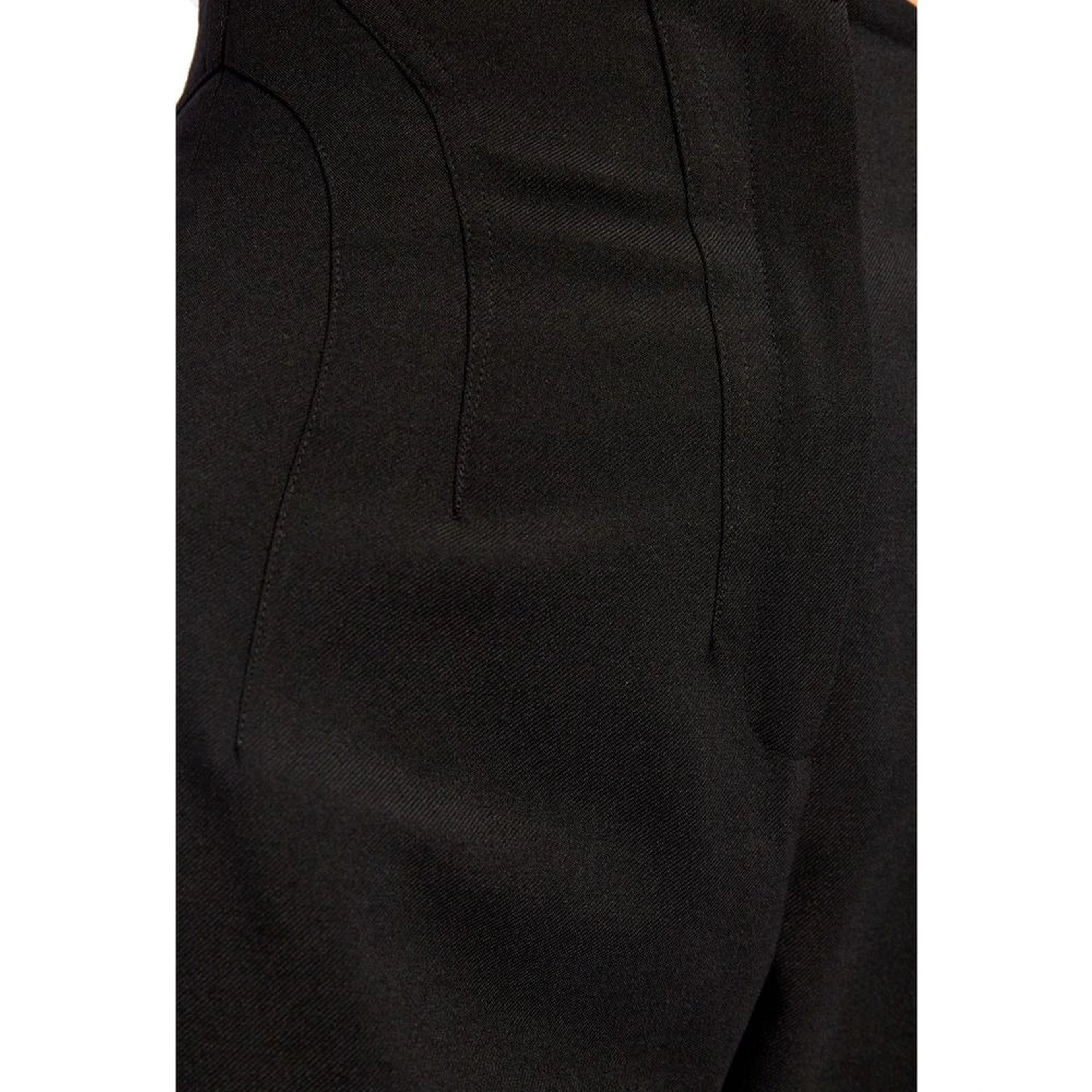 Black Elastane Dress Pants