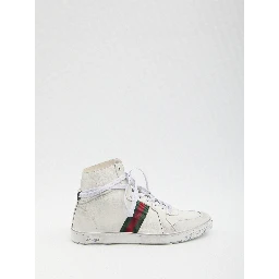 High-top Stretch sneakers