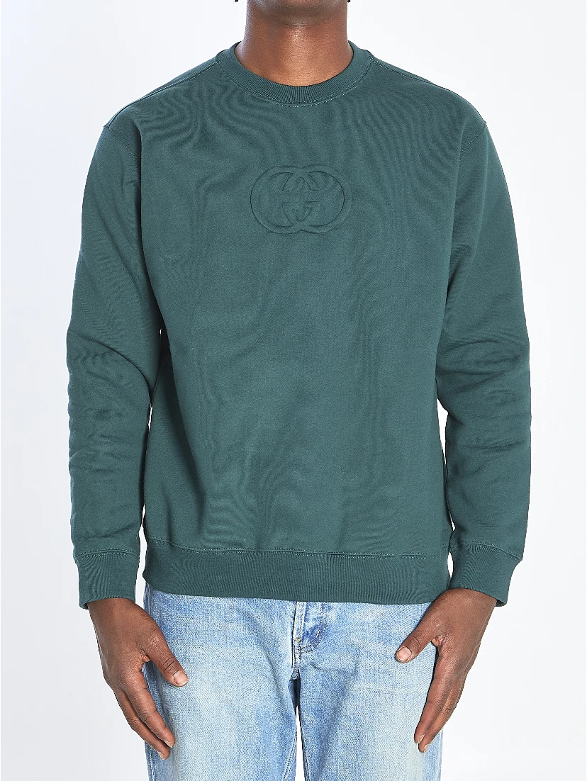 Sweatshirt with Interlocking G